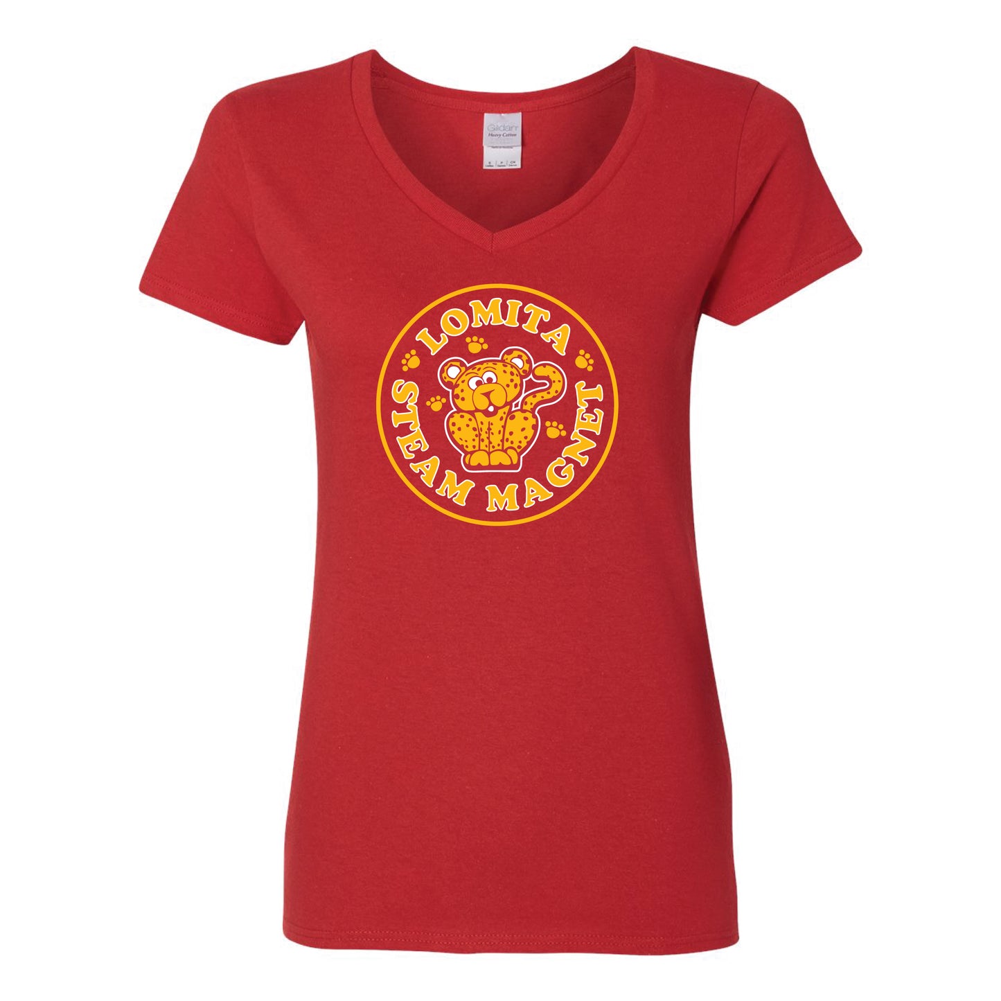 Lomita RED V-NECK Shirt (Staff ONLY)