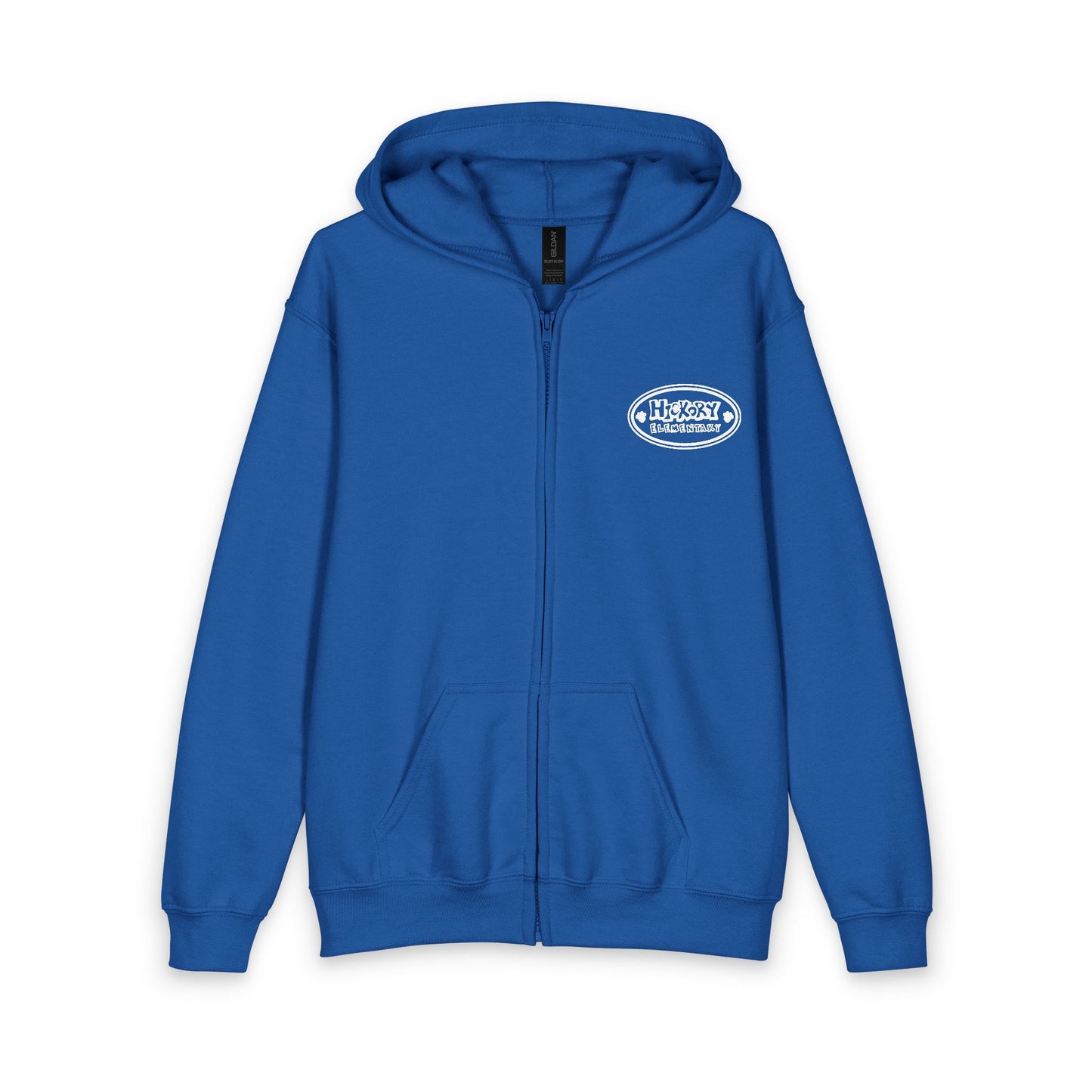 Youth Zipped Hoodie – Hickory Hounds Cartoon Dog Logo
