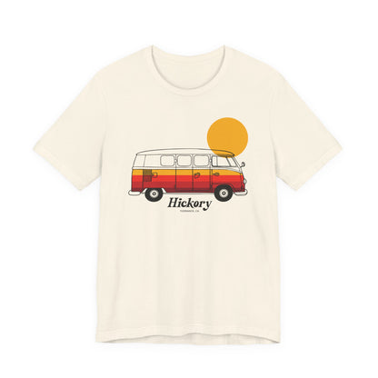 Hickory Retro Camper Van Tee – Vintage Surf Bus Graphic T-Shirt
