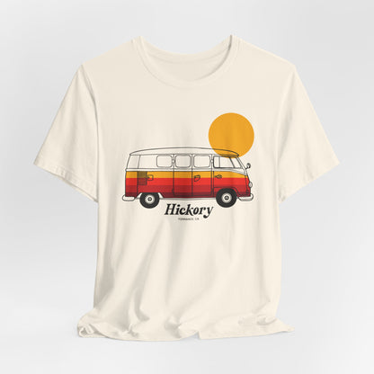 Hickory Retro Camper Van Tee – Vintage Surf Bus Graphic T-Shirt