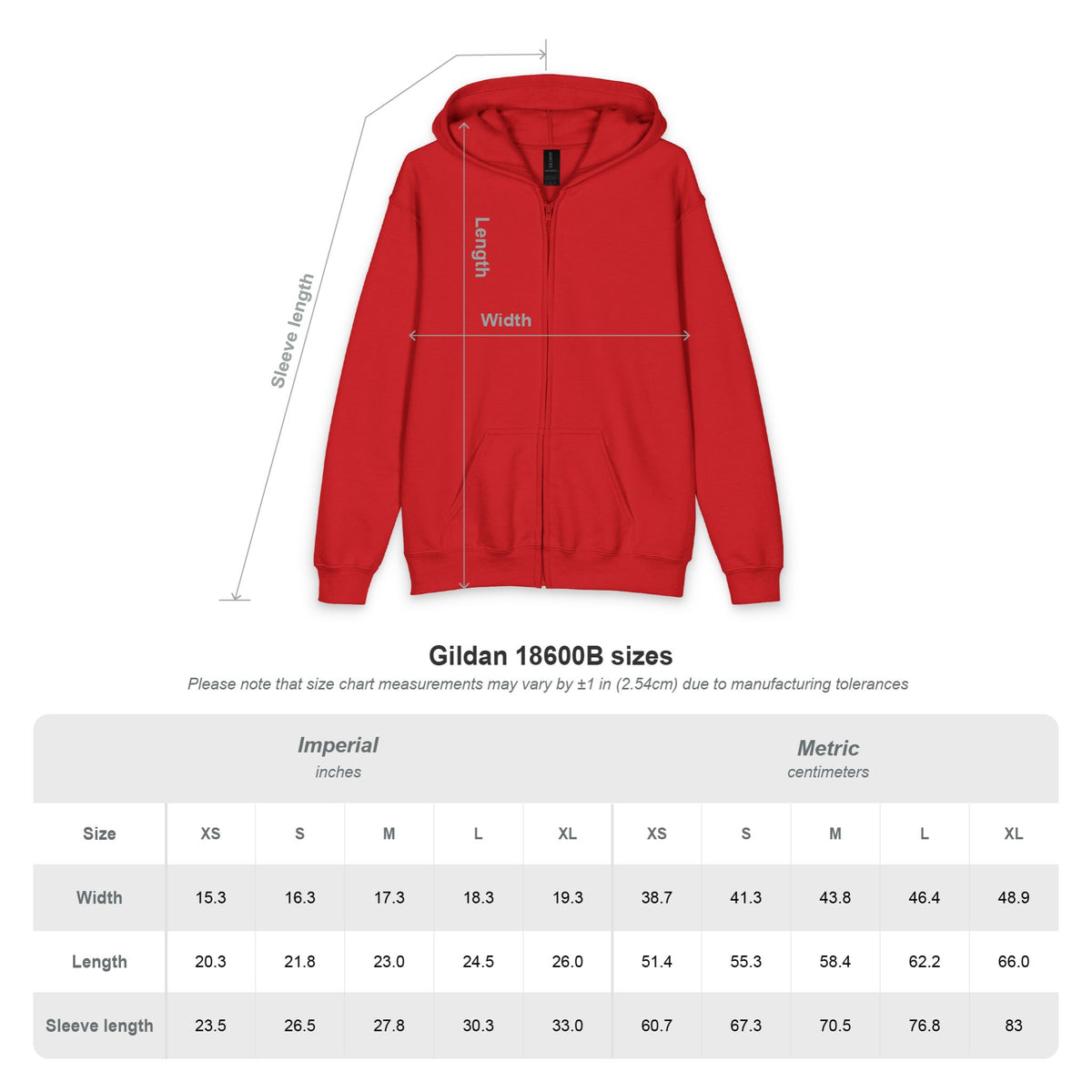 Hickory Youth Heav Zippered Hoodie