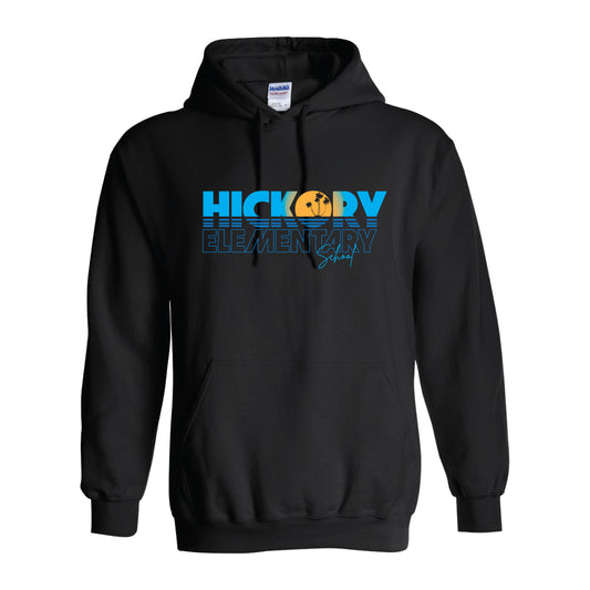 Hickory Sunset Youth Hoodie | Gildan SF500B Black